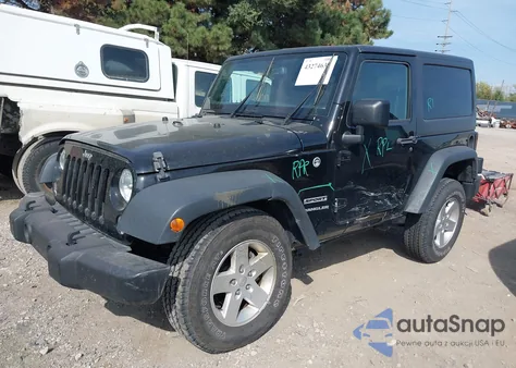 2017 Jeep Wrangler Sport 4X4 из США, поврежденный, VIN 1C4AJWAG5HL718850